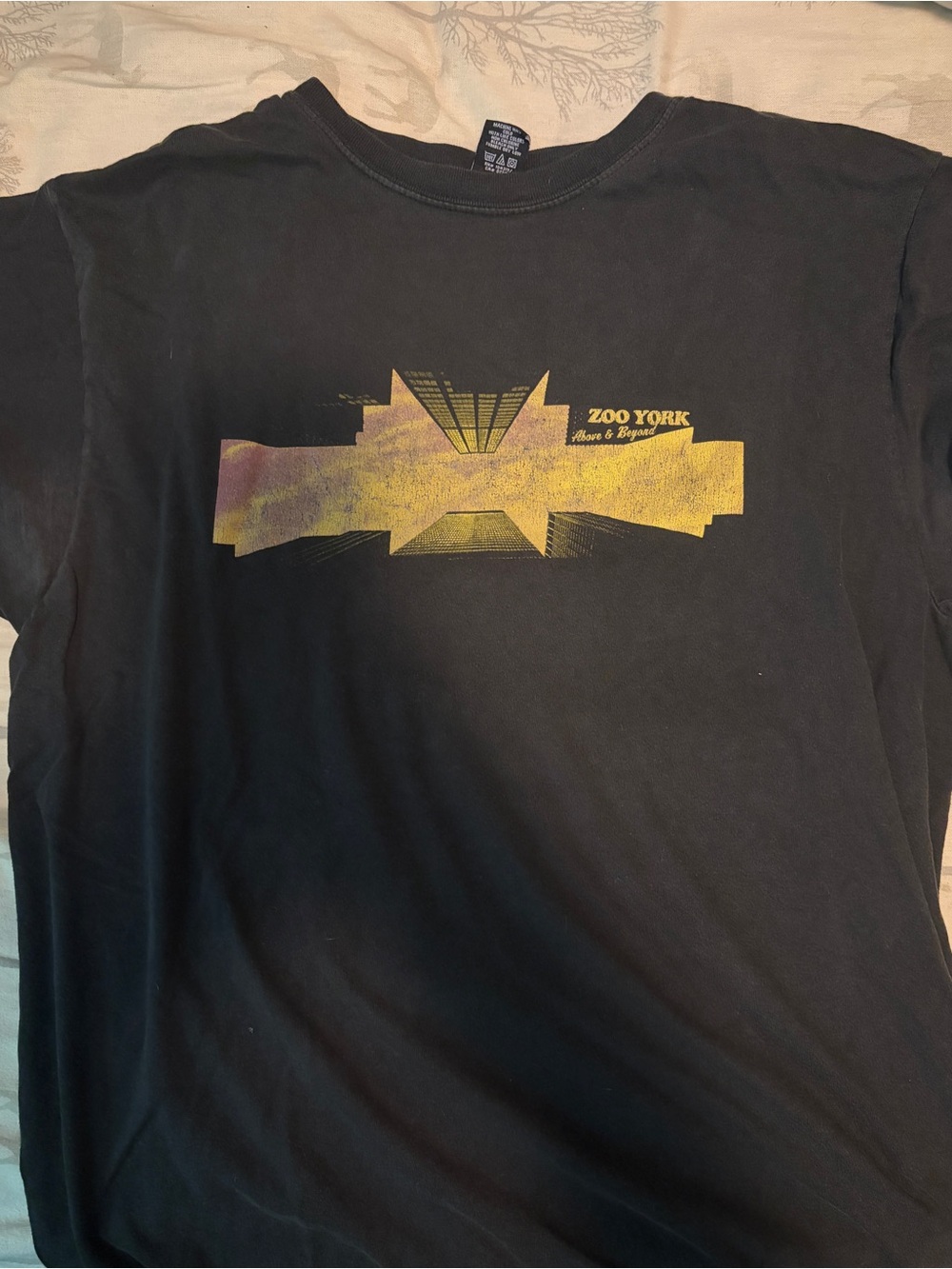 Zoo York Black Short-Sleeve Tee with Yellow Graphic